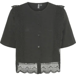 PIECES dame bluse PCSIMINA - Black Sale