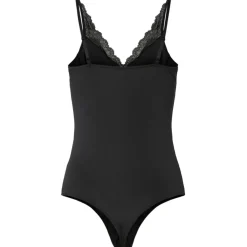 PIECES DAME BODYSTOCKING PCOLIVIA - Black Hot