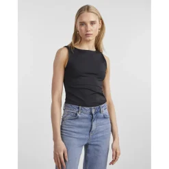 PIECES dame bodystocking top PCNEJA - Black Best