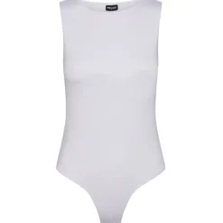 PIECES dame bodystocking top PCNEJA - Bright White
