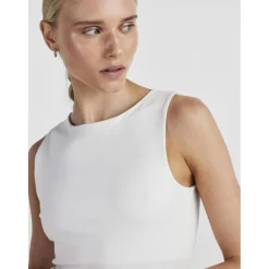 PIECES dame bodystocking top PCNEJA - Bright White