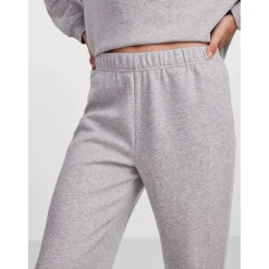 PIECES dame bukser PCCHILLI - Light Grey Melange New