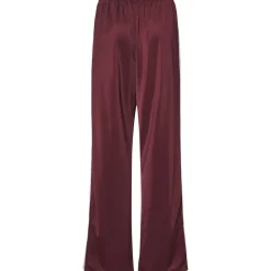 PIECES dame bukser PCFELICIA - Tawny Port Pinkaboo/white stripe Sale