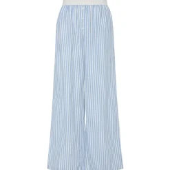PIECES dame bukser PCHARPER - Cornflower Blue Stripes Outlet