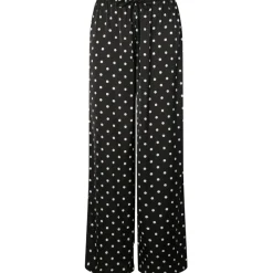 PIECES dame bukser PCJYTTA - Black White Dots New