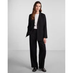 PIECES dame bukser PCNEVA - Black Best