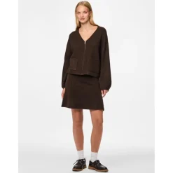 PIECES Dame Cardigan PCJUNNA - Hot Fudge New