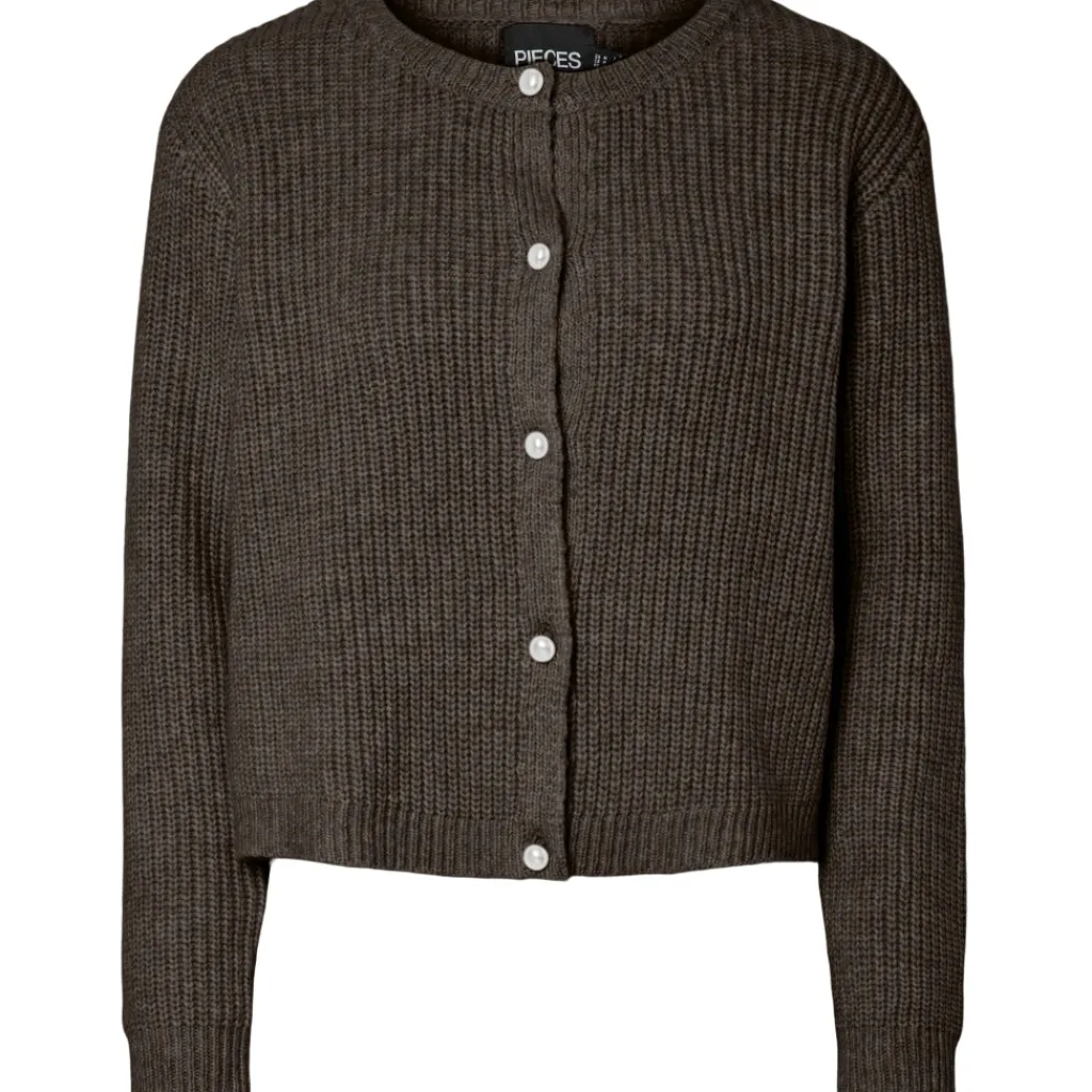 PIECES dame cardigan PCJYDA - Chicory Coffee Sale