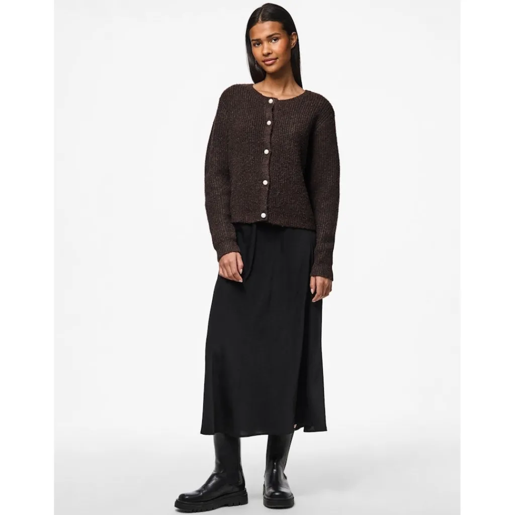 PIECES dame cardigan PCJYDA - Chicory Coffee Sale