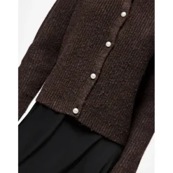 PIECES dame cardigan PCJYDA - Chicory Coffee Sale