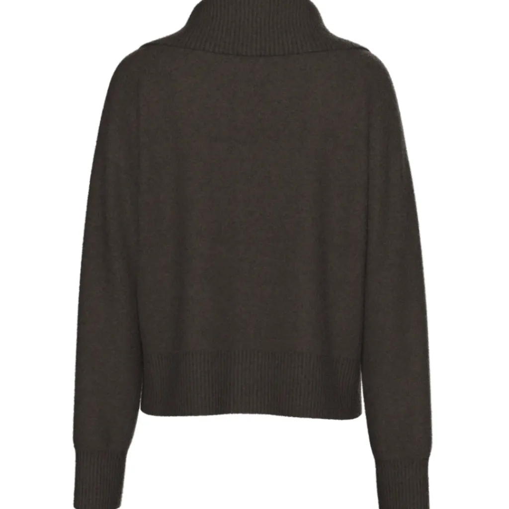 PIECES DAME CARDIGAN PCMALOU - Hot Fudge Melange Online