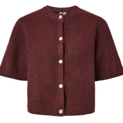 PIECES dame cardigan PCSILLY - Tawny Port Clearance