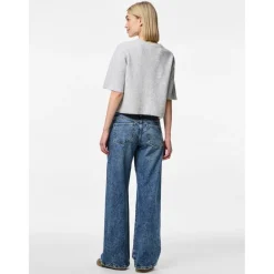 PIECES dame cardigan PCSILLY - Light Grey Melange