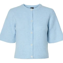 PIECES dame cardigan PCSILLY - Cashmere Blue MELANGE Discount