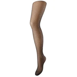 PIECES dame glitter tights PCCLAIRE - Black Discount