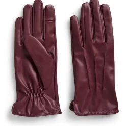 PIECES dame handsker PCCELLIE - Tawny Port Hot