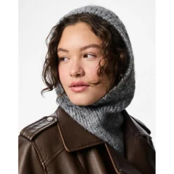 PIECES Dame Hat PCJisa - Dark grey melange Clearance