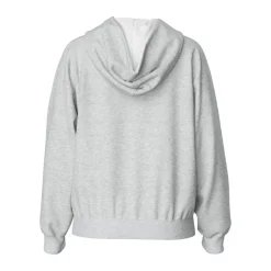 PIECES dame hoodie PCCHILLI - Light Grey Melange Outlet