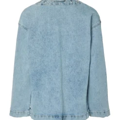 PIECES dame jakke PCFENDA - Light Blue Denim Online