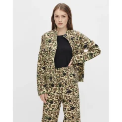 PIECES dame jakke PCMILLU - Sea Turtle Hot