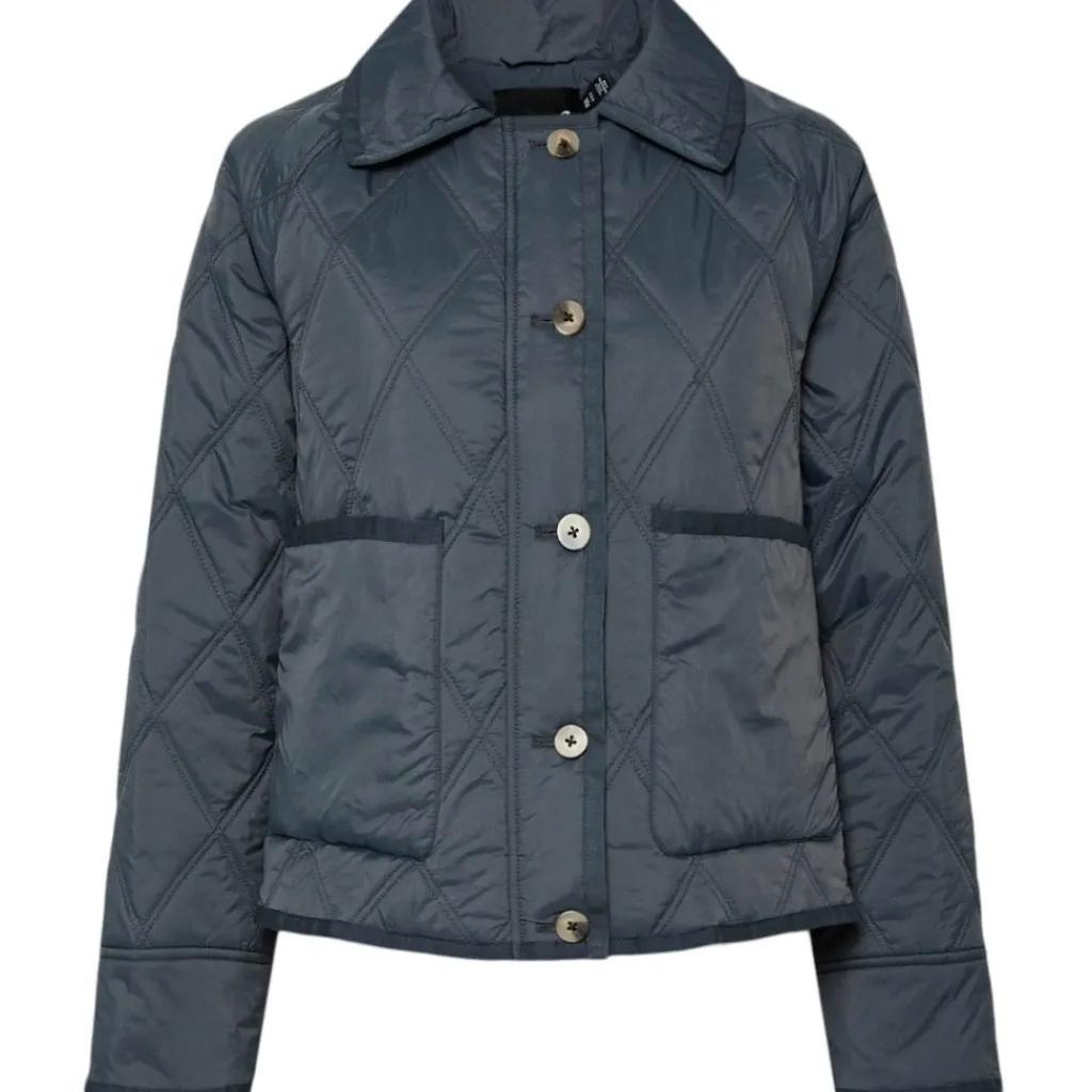 PIECES dame jakke PCSAIMA - Ombre Blue Clearance