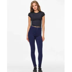 PIECES dame jeans PCHIGHSKIN - Maritime Blue Outlet