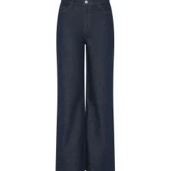 PIECES dame jeans PCSELMA - Dark Blue Denim Clearance