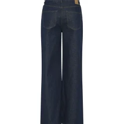 PIECES dame jeans PCSELMA - Dark Blue Denim Clearance