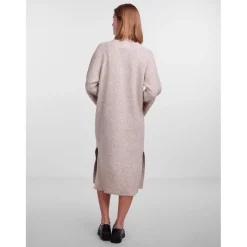 PIECES dame kjole PCJADE - White Pepper MELANGE