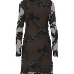 PIECES Dame Kjole PCOffia - Delicioso Black Satin Band Outlet