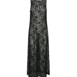 PIECES dame kjole PCOLLINE - Black Hot