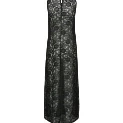 PIECES dame kjole PCOLLINE - Black Hot