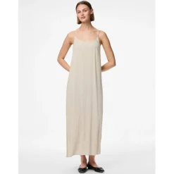 PIECES dame kjole PCPIA - Birch Melange Online