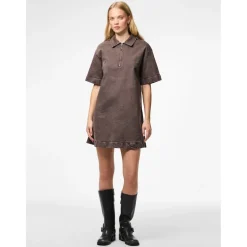 PIECES dame kjole PCSELMA - Hot Fudge