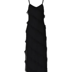 PIECES DAME KJOLE PCTWIRL - Black New