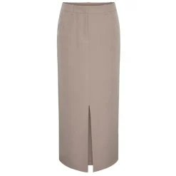 PIECES dame nederdel PCBOSSY - Silver Mink New