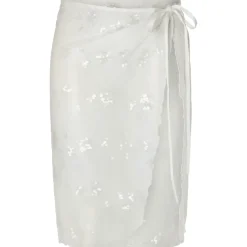 PIECES Dame Nederdel PCNatasja - Bright White Clearance