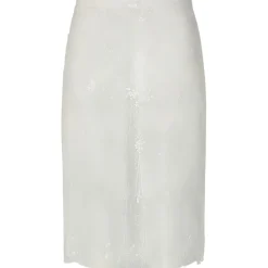 PIECES Dame Nederdel PCNatasja - Bright White Clearance