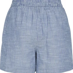PIECES dame shorts PCAPIA - Coronet Blue Stripes Bright white Online