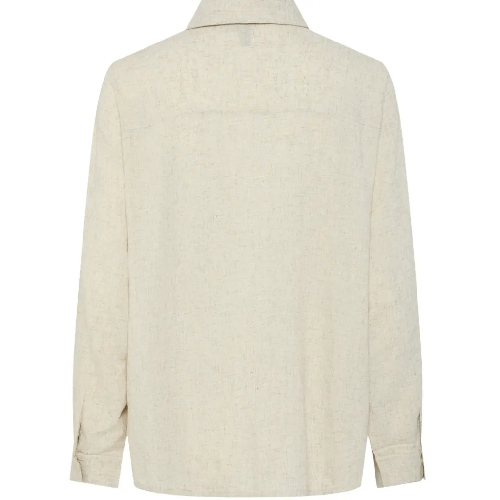 PIECES dame skjorte PCPIA - Birch Detail MELANGE Sale