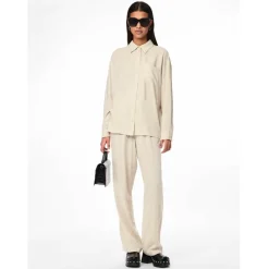 PIECES dame skjorte PCPIA - Birch Detail MELANGE Sale