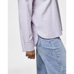 PIECES dame skjorte PCPIPPA - Bonbon stripes Clearance