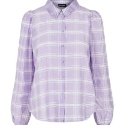 PIECES dame skjorte PCVENNI - Purple Heather