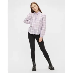 PIECES dame skjorte PCVENNI - Purple Heather