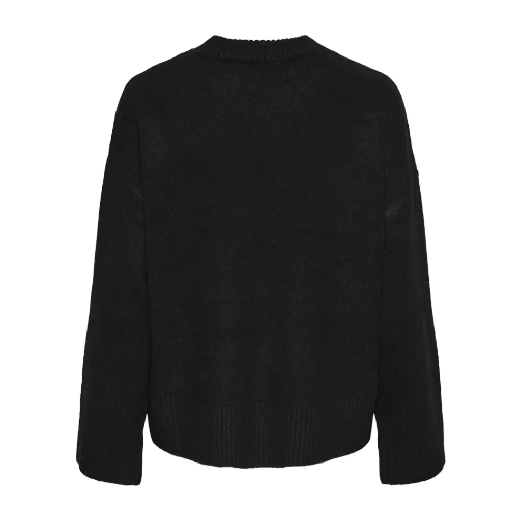 PIECES dame strik PCANA - Black Best