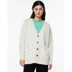 PIECES dame strik PCJULIANA - Whitecap Gray Sale