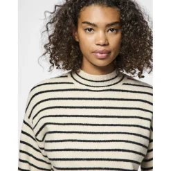 PIECES dame strik PCPENNA - Whitecap Gray black New