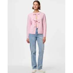 PIECES dame strik PCSILLY - Roseate Spoonbill MELANGE Hot