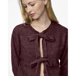 PIECES dame strik PCSILLY - Tawny Port New