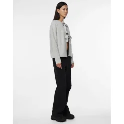 PIECES dame strik PCSILLY - Light Grey Sale